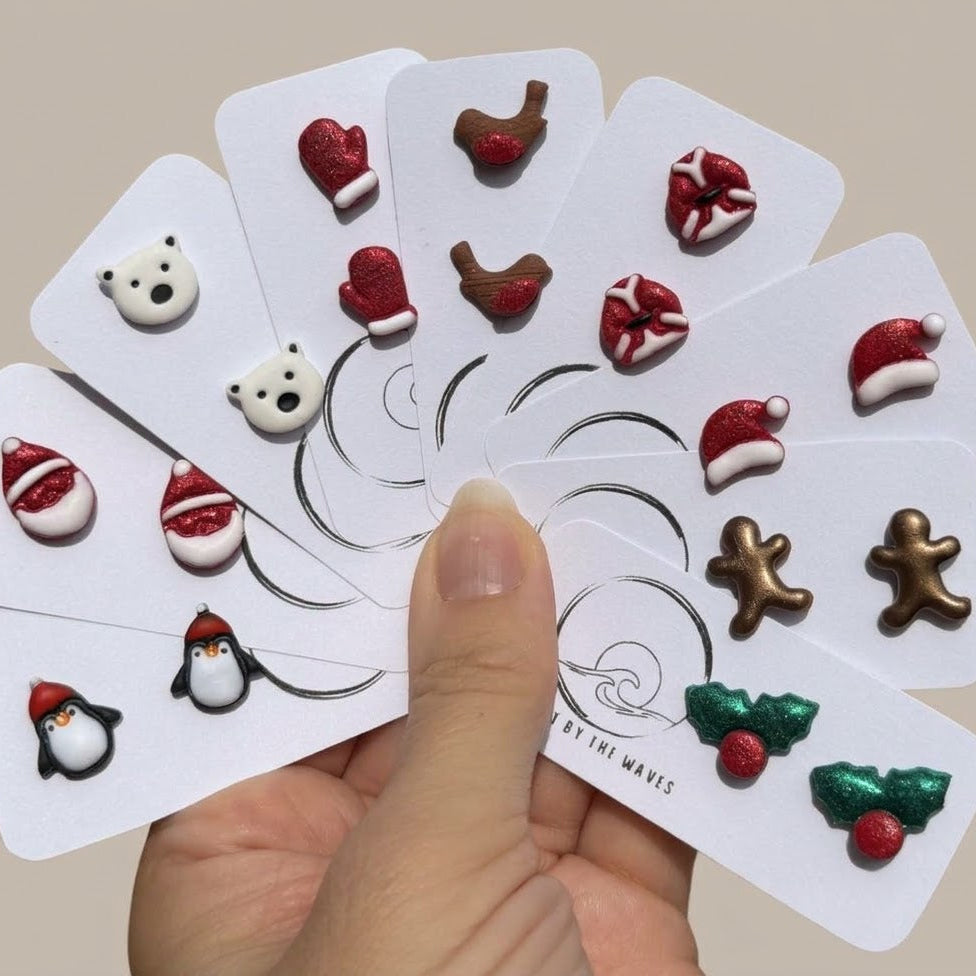 Christmas stud earrings