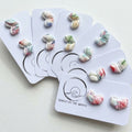 Book stud earring