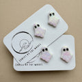 Glittery Ghost Earrings